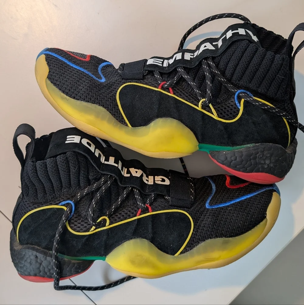 Pharrell Williams x Adidas Crazy BYW Lvl X "Gratitude + Empathy" men's Size 9 - Picture 4 of 9